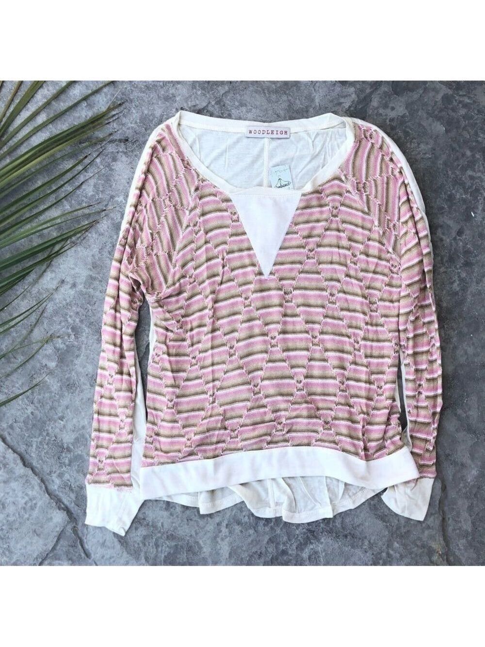  woodleigh Camilla hi-low knit top